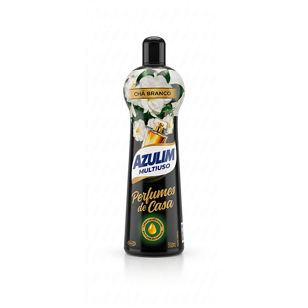 Limpador Azulim Multiuso Perfumes De Casa Cha Branco 500Ml - Embalagem 12X500 ML - Preço Unitário R$3,29