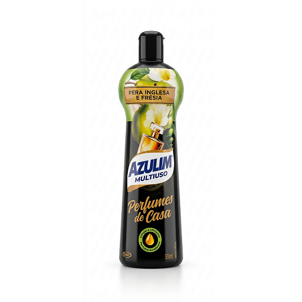 Limpador Azulim Multiuso Perfumes De Casa Pera Inglesa E Fresia 500Ml - Embalagem 12X500 ML - Preço Unitário R$3,29