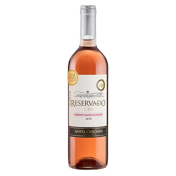 Vinho Chileno Santa Carolina Reservado Rose 750Ml - Embalagem 1X750 ML