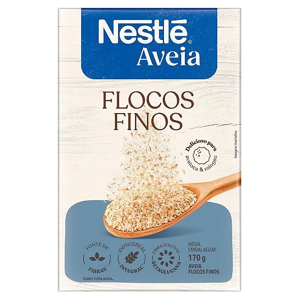 Aveia Nestle Flocos Finos 170Gr - Embalagem 1X170 GR