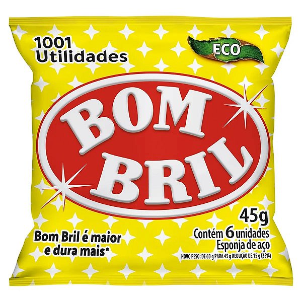 La De Aco Bombril 45Gr - Embalagem 20X6 UN - Preço Unitário R$1,86