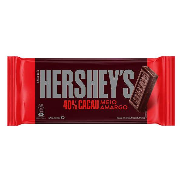 Chocolate Tablete Hersheys Meio Amargo 75Gr - Embalagem 1X75 GR