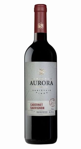 Vinho Aurora Varietal Cabernet Sauvignon 750Ml - Embalagem 6X750 ML - Preço Unitário R$27,34