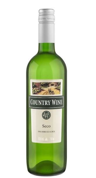 Vinho Country Wine Branco Seco 750Ml - Embalagem 6X750 ML - Preço Unitário R$14,06