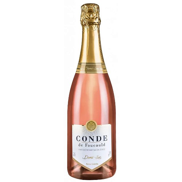 Espumante Conde Foucauld Demi Seco Rose 750Ml - Embalagem 1X750 ML