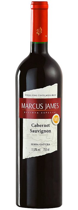 Vinho Marcus James Cabernt Sauvignon Tiinto 750Ml - Embalagem 6X750 ML - Preço Unitário R$22,67
