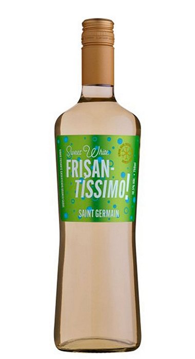 Vinho Saint Germain Frisan-Tissimo Branco Suave 750 Ml - Embalagem 6X750 ML - Preço Unitário R$21,77