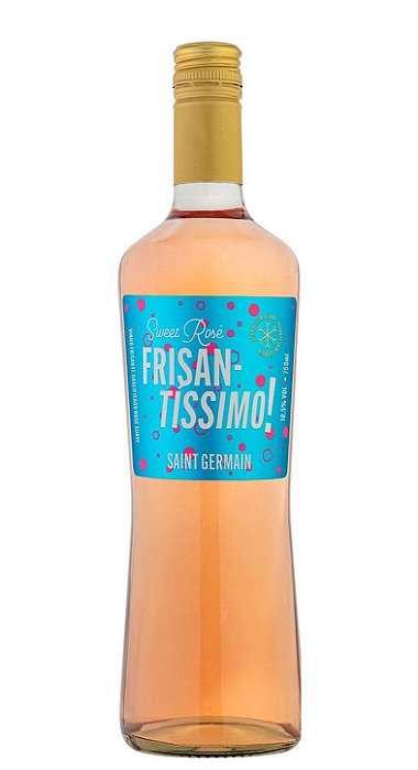 Vinho Saint Germain Frisan-Tissimo Rose 750 Ml - Embalagem 6X750 ML - Preço Unitário R$21,77