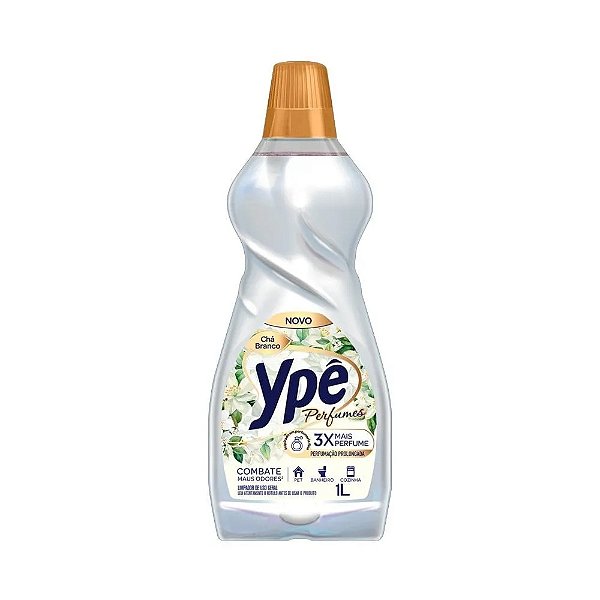 Limpador Ype Perfumado Cha Branco 1Litro - Embalagem 12X1 L - Preço Unitário R$5,88