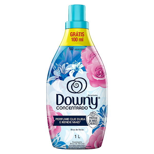 Amaciante De Roupas Concentrado Downy Brisa Verao Promocional 1Litro - Embalagem 1X1 LT