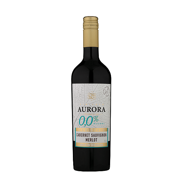 Vinho  Zero Alcool Aurora Cabernet Sauvignon E Merlot - 750Ml - Embalagem 1X750 ML