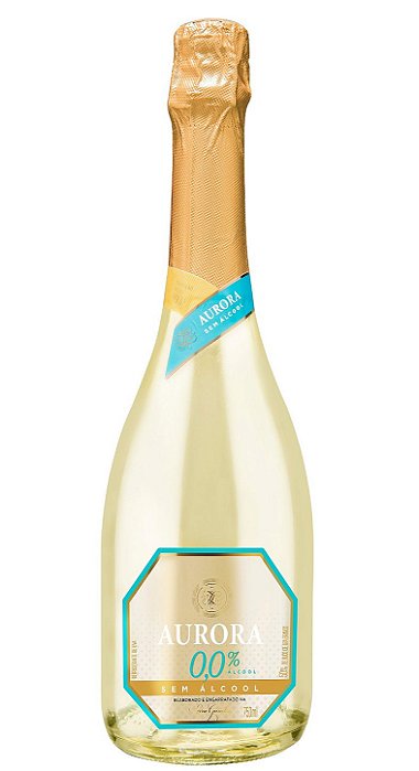 Espumante Zero Alcool  Aurora Branco 750Ml - Embalagem 1X750 ML