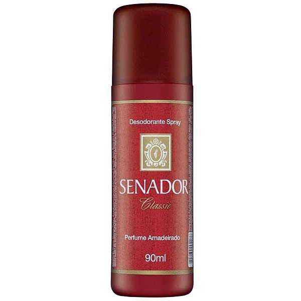 Desodorante Spray Senador Classic 90Ml - Embalagem 12X90 ML - Preço Unitário R$5,35