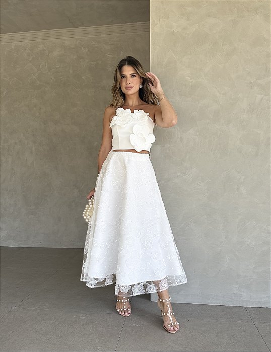 Conjunto Tule Bordado