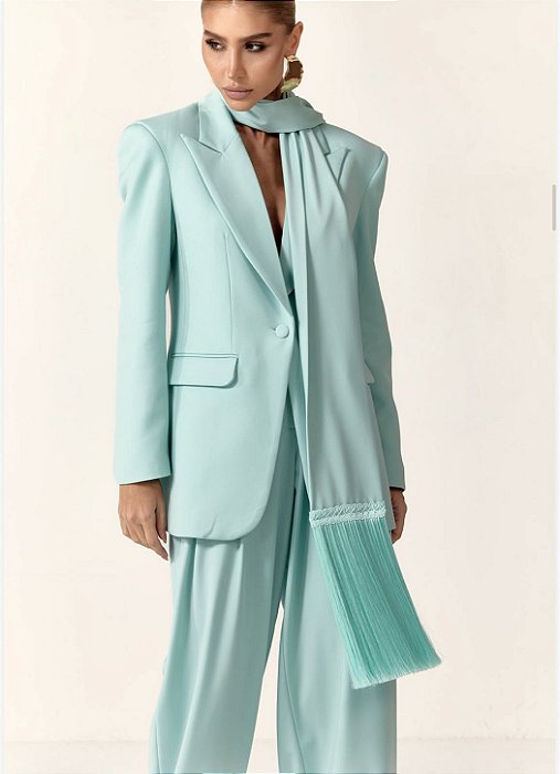 Conjunto Feminino Terno Verde Água