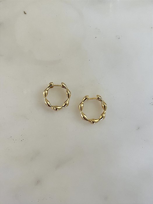 Argola Orgânica Gold