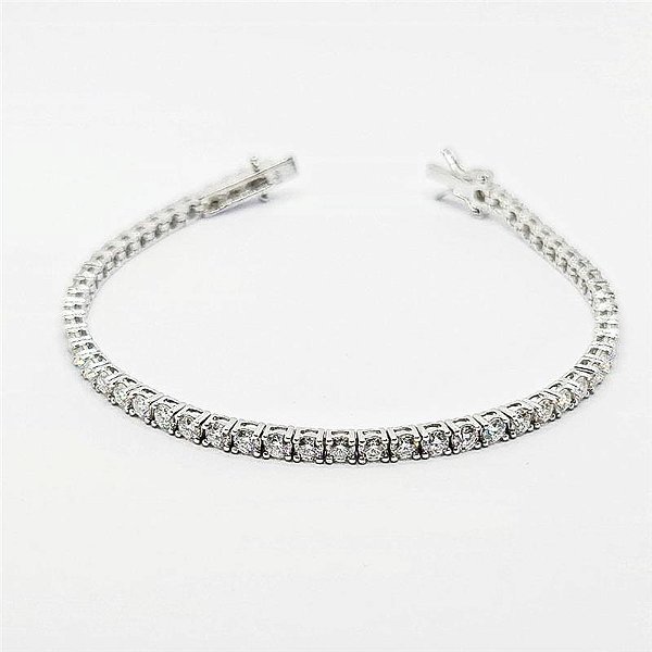 Pulseira Riviera Moissanita Prata 925