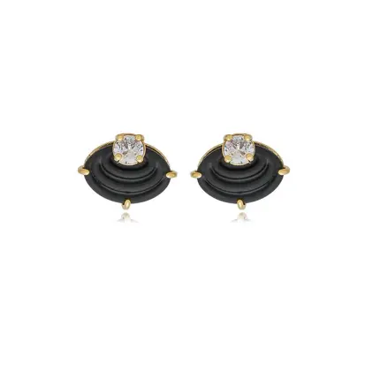 Brinco Esmaltado com Zirconia