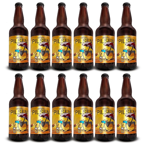 Fardo Cervejas Pilsen / 12 Garrafas 500 ml