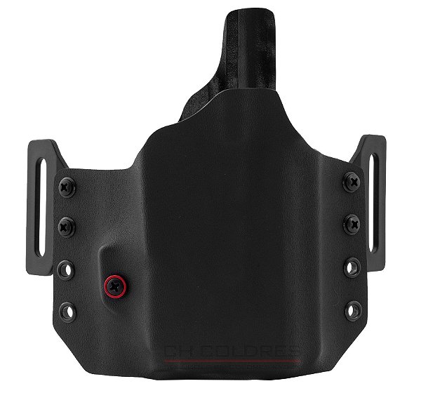 COLDRE KYDEX OWB 1R - EXTERNO – S&W SD 9/ 40 VE | LANTERNA (OLIGHT MODELOS BALDR)