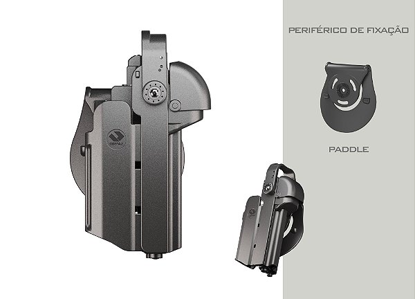 NOVO COLDRE OWB - ORPAZ T40 PRO - SIG SAUER P320 | LANTERNA COMPACTA