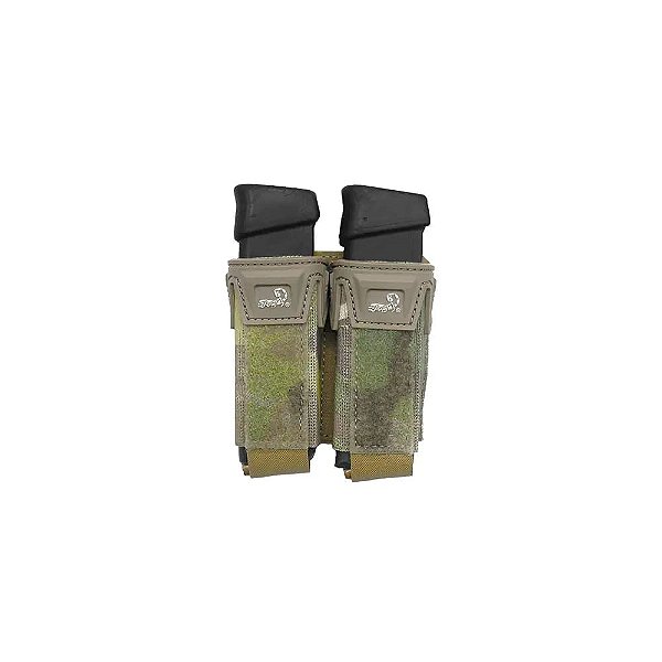 PORTA CARREGADOR PISTOLA - PINCER DOUBLE PISTOL POUCH - COR MULTICAM ORIGINAL - AGILITE