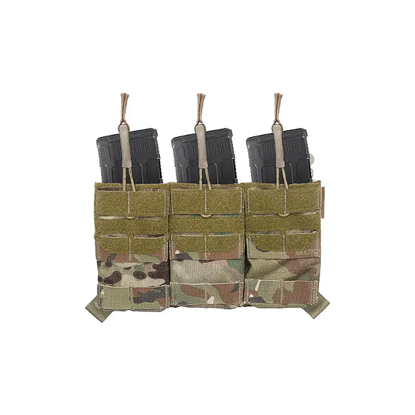 PORTA CARREGADOR TRIPLO 556 - AG3 PLACARD 556 TRIPLE MAG POUCH - COR MULTICAM ORIGINAL - AGILITE