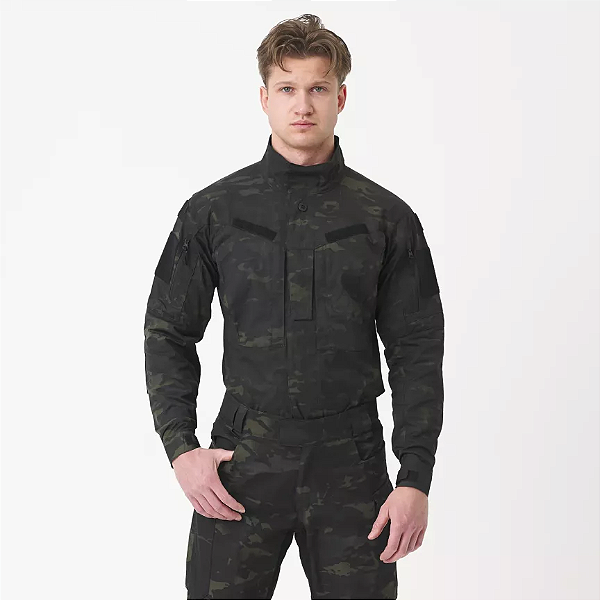 GANDOLA DE COMBATE - MBDU SHIRT - MULTICAM BLACK - HELIKON TEX