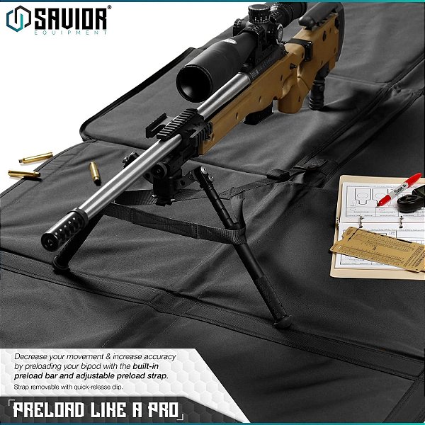 KIT CARTEIRAS TRANSPORTE ARMAS - FSM - FOLDING SHOOTING MAT - SAVIOR EQUIPMENT EUA