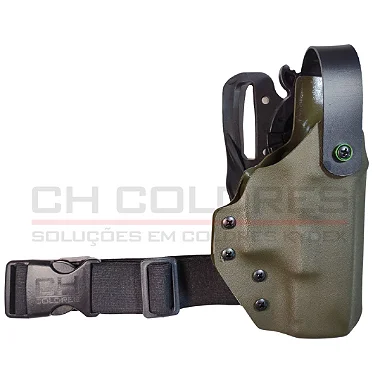 COLDRE KYDEX OWB 2R - EXTERNO – GLOCK G23 G5 MOS