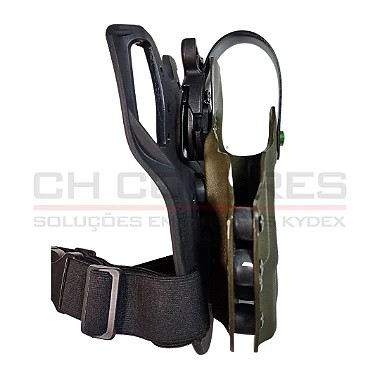 COLDRE KYDEX OWB 2R - EXTERNO – GLOCK G23 G5 MOS