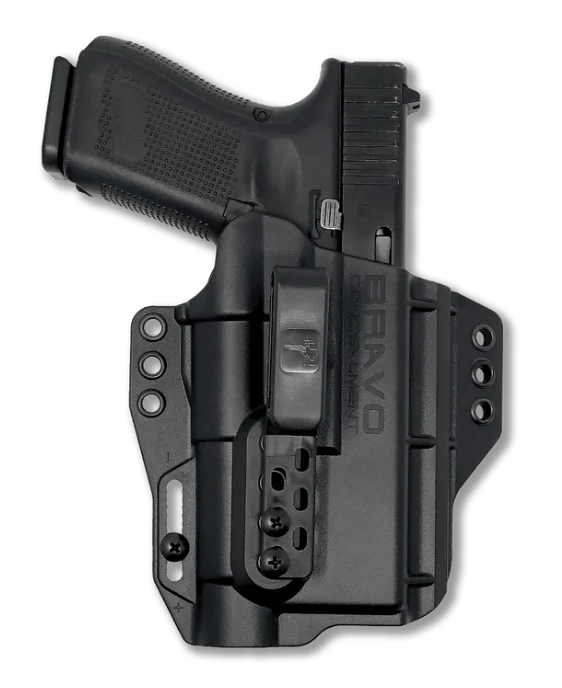 COLDRE INTERNO - IWB 3.0 - GLOCK G19, G25, G45, G23, G32 G17, G22, G31 C/LANTERNA TLR-1 - BRAVO CONCEALMENT