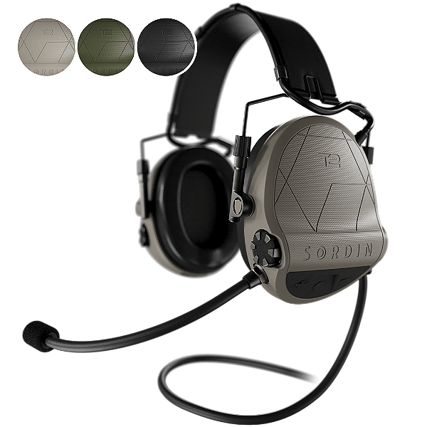 HEADSET TÁTICO - OVER-THE-EAR - SUPREME T2 CONVERTED - SORDIN/SILYNX