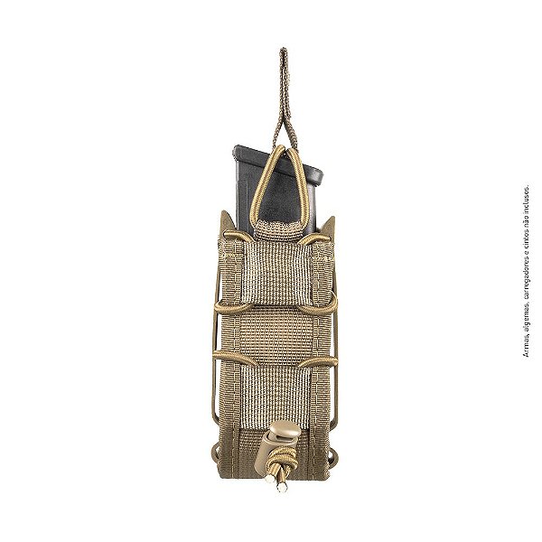 PORTA CARREGADOR - COR TAN - INVICTUS - MOLLE - PISTOLAS