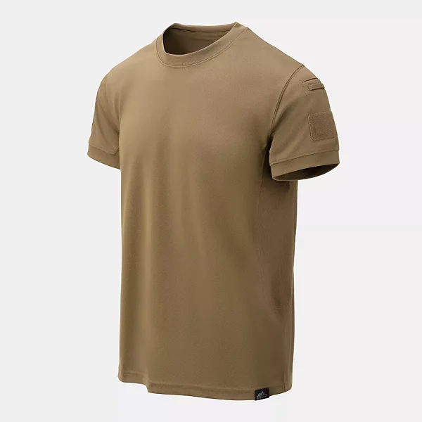 CAMISA TÁTICA - TACTICAL TSHIRT TOPCOOL LITE- HELIKON TEX Cor:TAN;Tamanho:M