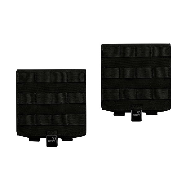 SIDE PLATE CARRIERS (MOLLE) (SET OF 2) IN BLACK