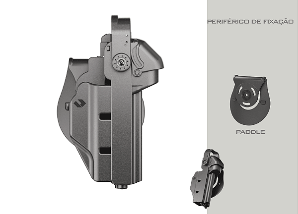 COLDRE OWB - ORPAZ T41 PRO - GLOCK G22 G5