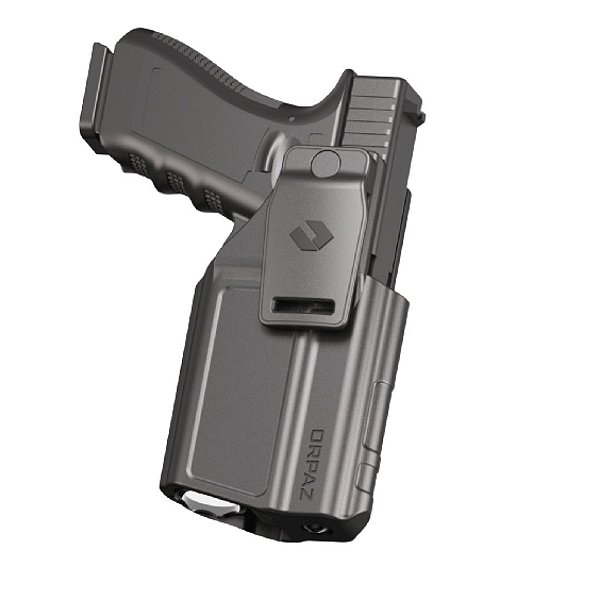 COLDRE HÍBRIDO - EVOX ORPAZ - GLOCK G19 G19x G23 G25 G45 | LANTERNA COMPACTA