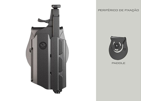 COLDRE OWB - ORPAZ T40 - STOEGER - STR 9 | LANTERNA COMPACTA
