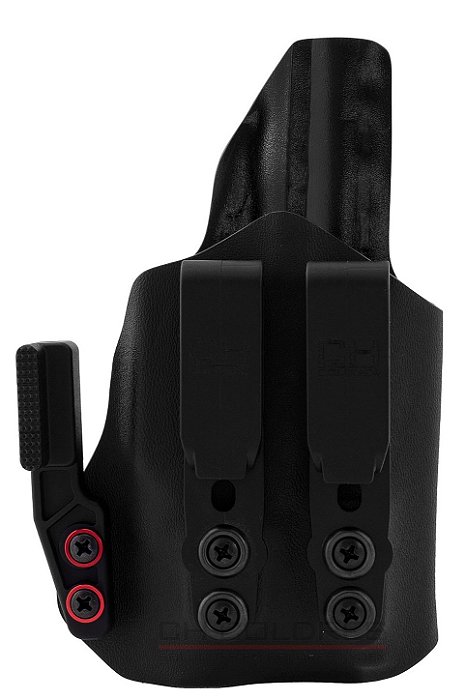 COLDRE KYDEX IWB D.OVERHOOK - INTERNO - STOEGER STR9 | LANTERNA GM23S