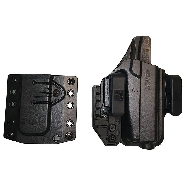 KIT COLDRE KYDEX BRAVO – IWB TORSION 3.0 – GLOCK 43 43X - S/TRILHO