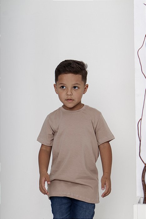 Camiseta Infantil Masculina Canela