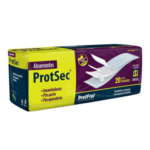 Absorvente Protsec Protfral Unissex - Com 20 unidade Atacado