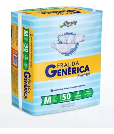 Faldas Geriátrica Genérica Unissex M c/50Un