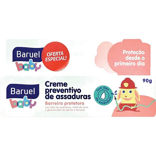 Creme Preventivo de Assaduras Baruel Baby Caixa 90g
