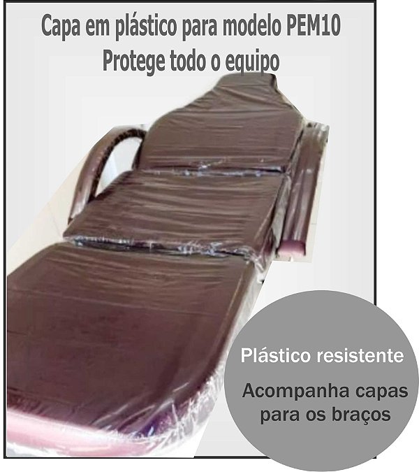 Capa completa em plástico para maca PEM 10