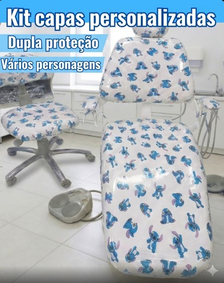 Kit Capa para Cadeira Odontológica Personalizada
