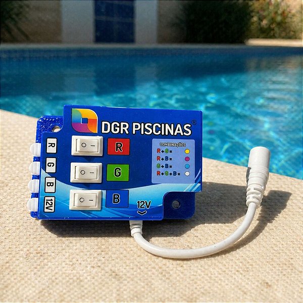 Módulo RGB Manual Small 12V – Sem Fonte