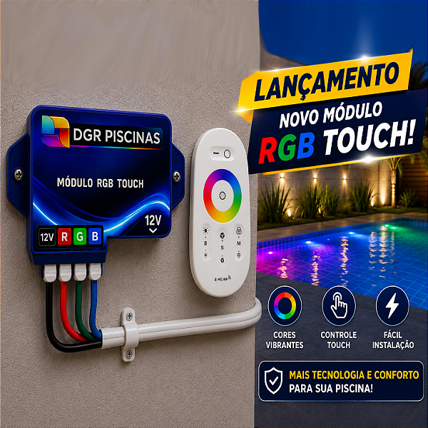 MÓDULO RGB COLORS TOUCH 12V SEM FONTE