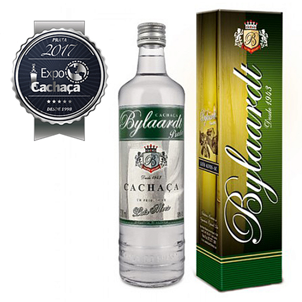 CACHAÇA PRATA BYLAARDT ARMEZANDA EM BARRIL DE CARVALHO 2 ANOS 700 ML